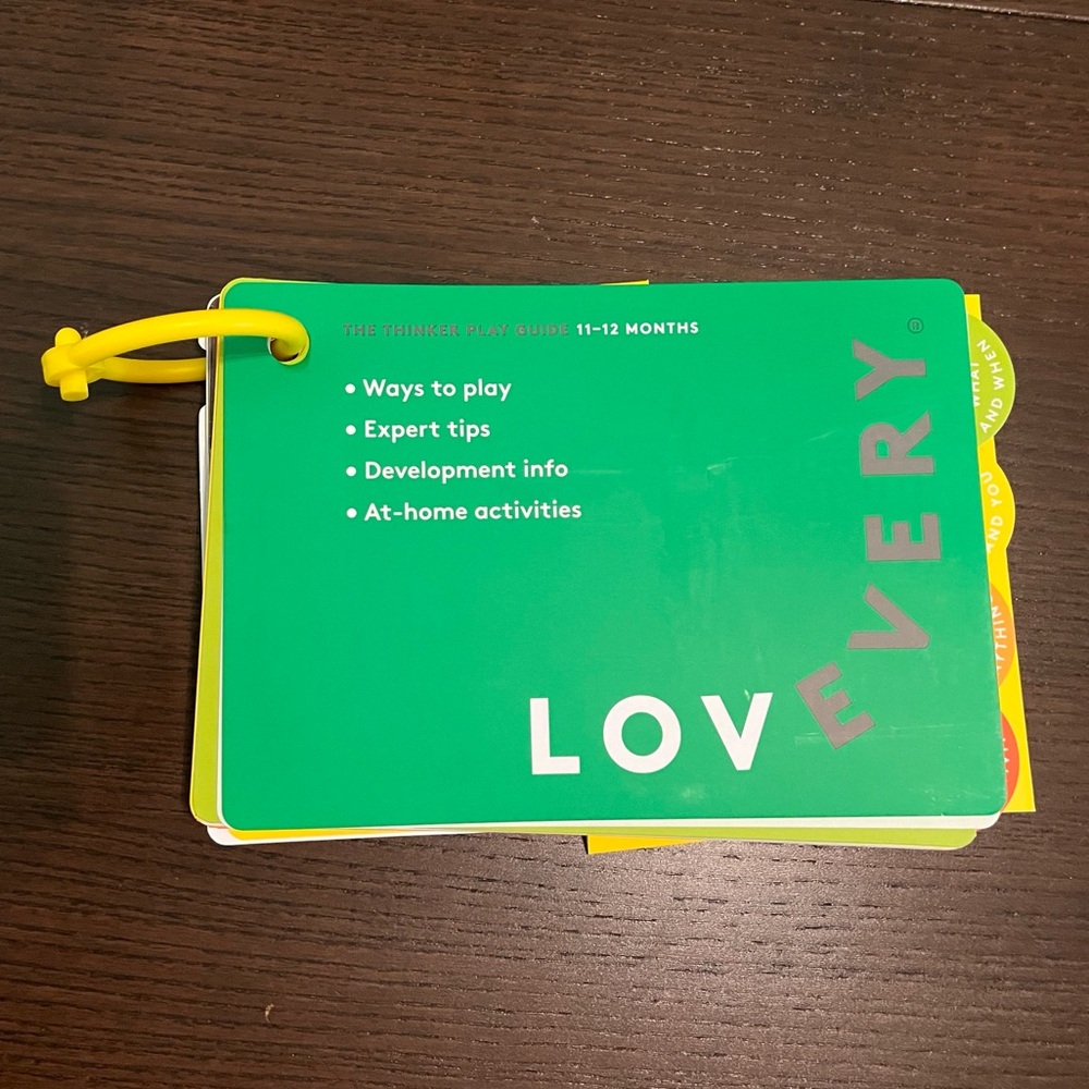 Lovevery Play Guide for Thinker Play Kit - 11-12mo